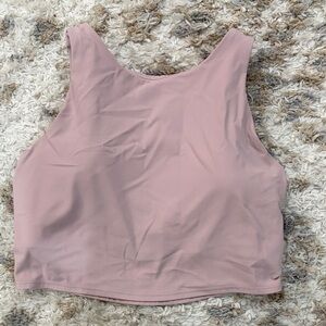 Athleta Women's Pink Yoga Built In Bra Tank Top